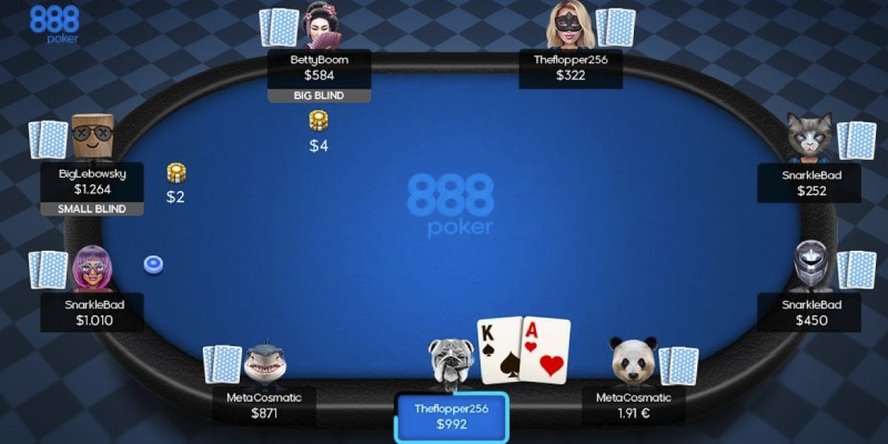 888 poker Texas Hold’em
