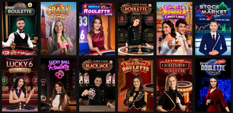 Betinia Casino élő játékok