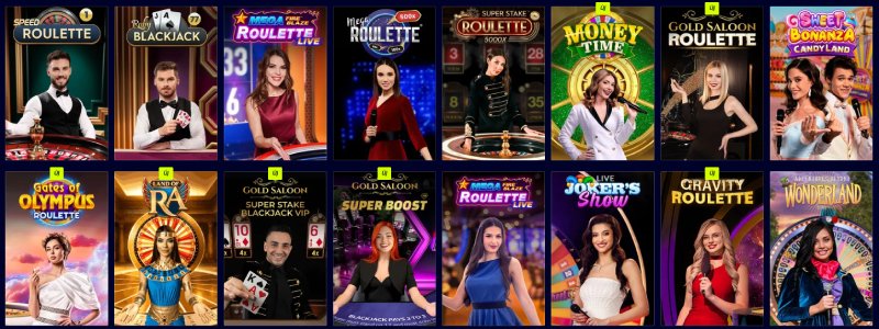 BetScore Casino élő játékok