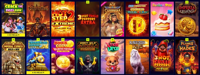 BetScore Casino játékok