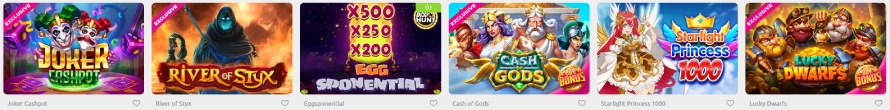 Cadoola Casino játékok
