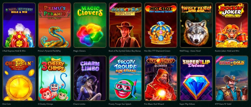 Cashed Casino játékok