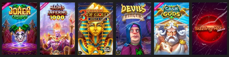 Casinoly Casino játékok