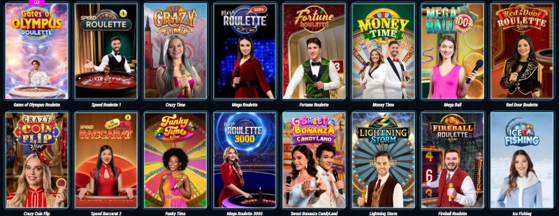 Golazzo Casino élő játékok