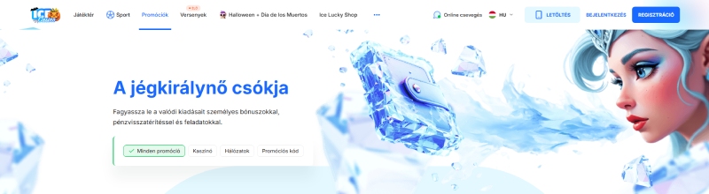 Ice Casino bónusz