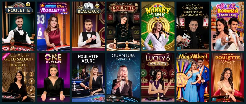 LegendPlay Casino élő játékok