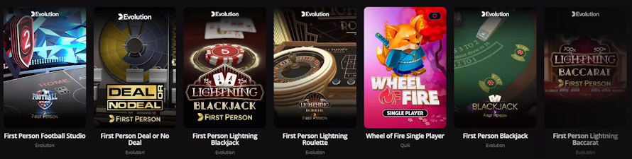 LVBET Casino asztali játékok