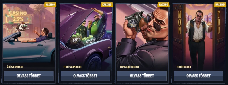 Mafia Casino bónusz
