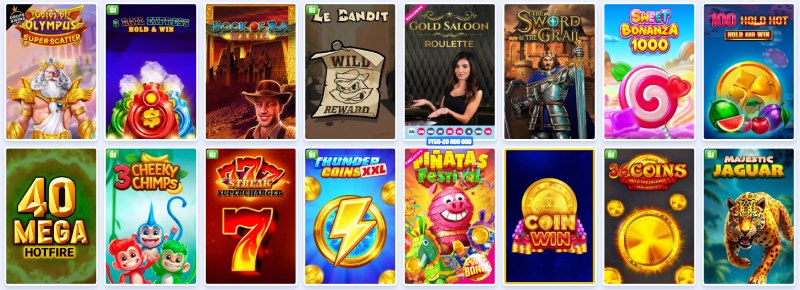 OnlySpins Casino játékok