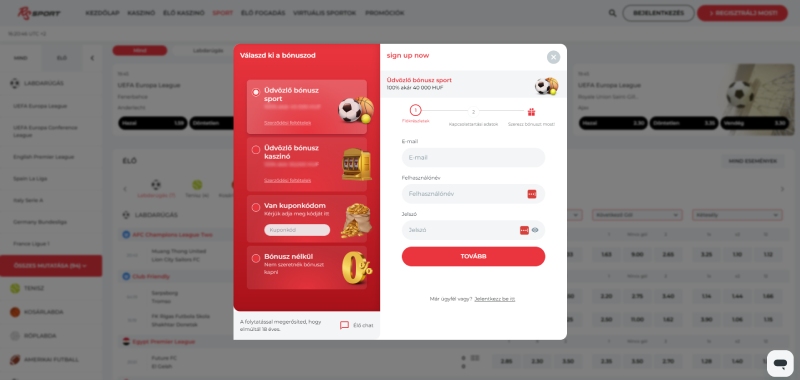 RealSpin regisztráció