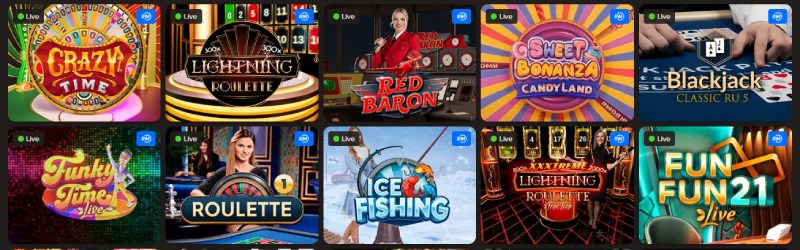 Sol Casino élő játékok