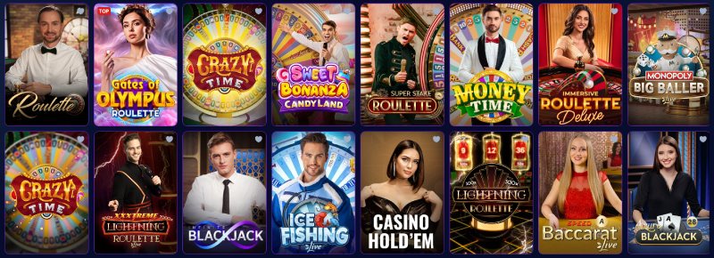 Trino Casino élő játékok
