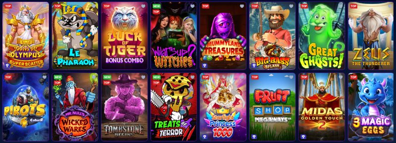 Trino Casino játékok