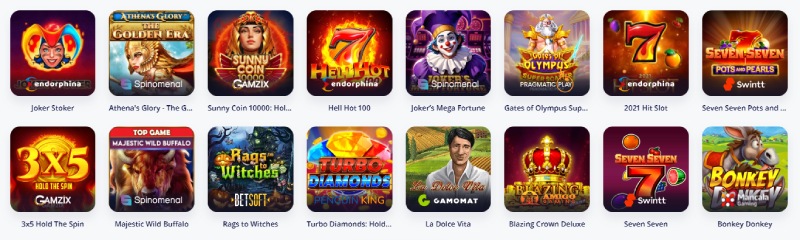 Vulkan Vegas Casino játékok